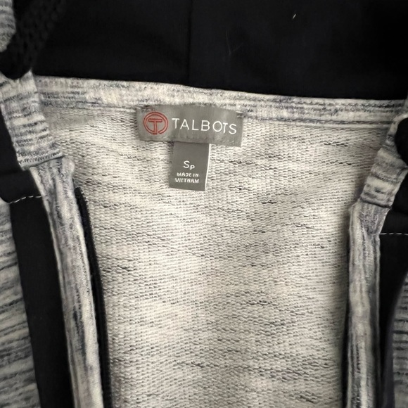 Talbots Womens Long sleeve Hooded Full zip pockets jacket size SP - Picture 3 of 4